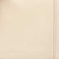 Celine Brown/Cream Macadam Canvas Triomphe Vintage French Wallet