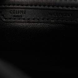 Celine Tricolor Leather and Suede Mini Luggage Tote