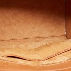 Celine Brown Leather Mini Luggage Tote