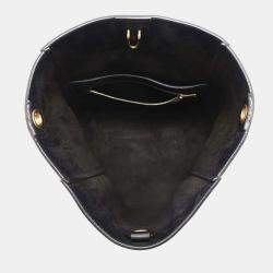 Celine Sangle Bucket Black189303 Leather Size Small