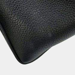 Celine Sangle Bucket Black189303 Leather Size Small