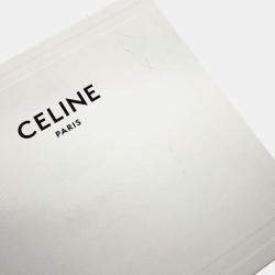 Celine Black Shiny Calf Leather Mini Triomphe Claude Shoulder Bag 