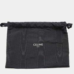 Celine Beige/Black Pvc Coated Canvas Calf Leather Small Folco Messenger Bag