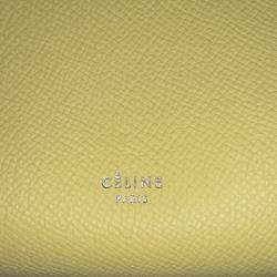 Celine Yellow Micro Grained Calfskin Belt Bag