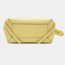 Celine Yellow Micro Grained Calfskin Belt Bag