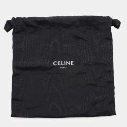Celine Busas Shoulder Bag Tan Pvc Coated Canvas Leather Size Mini