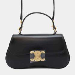 Celine Black Calf Leather Teen Lola handbag 