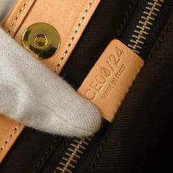 Celine Brown Macadam Shoulder Bag