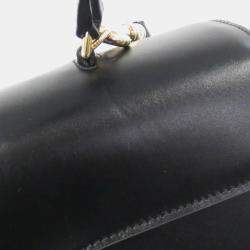 Celine Black Leather 16 Medium Handbag