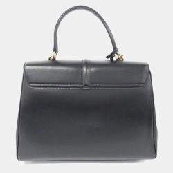 Celine Black Leather 16 Medium Handbag
