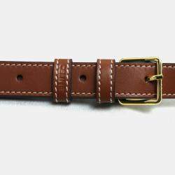 Celine Brown Canvas Classic Triomphe Shoulder Bag