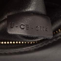 Pre Owned Celine Multicolor Python and Leather Medium Trapeze Top Handle Bag