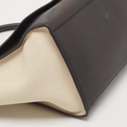 Pre Owned Celine Multicolor Python and Leather Medium Trapeze Top Handle Bag