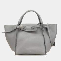 Celine Grey Small Leather Big Bag