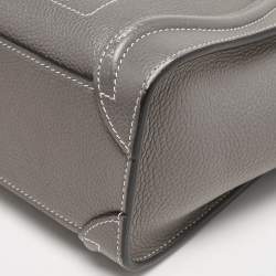 Celine Beige Leather Nano Luggage Tote