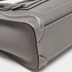 Celine Beige Leather Nano Luggage Tote