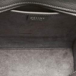 Celine Beige Leather Nano Luggage Tote