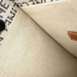 Celine Natural Tan Canvas Tote Bag 