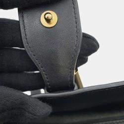 Celine Black Calf Leather Taboo Medium Shoulder Bag