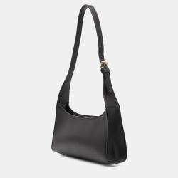 Celine Black Smooth Calfskin Cuir Triomphe Shoulder Bag