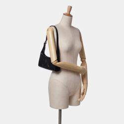 Celine Black Smooth Calfskin Cuir Triomphe Shoulder Bag