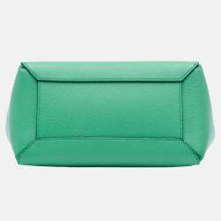 Celine Green Micro Grained Calfskin Belt Bag