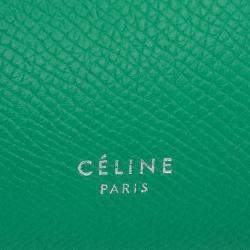 Celine Green Micro Grained Calfskin Belt Bag