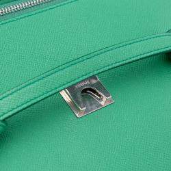 Celine Green Micro Grained Calfskin Belt Bag