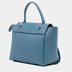 Celine Blue Nano Grained Calfskin Belt Bag