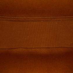 Celine Beige Triomphe Coated Canvas Ava Shoulder Bag