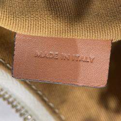 Celine Beige Triomphe Coated Canvas Ava Shoulder Bag