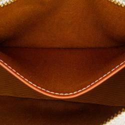 Celine Brown Triomphe Coated Canvas Ava Shoulder Bag