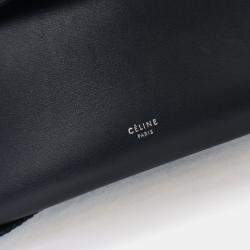 Celine Navy Blue Micro Smooth Calfskin Bicolor Braided Belt Bag