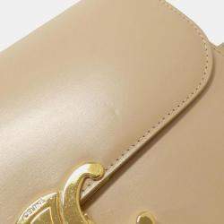 Celine Leather Classic Triomphe Shoulder Bag