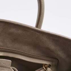 Celine Beige Leather Medium Phantom Luggage Tote