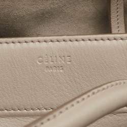 Celine Beige Leather Medium Phantom Luggage Tote