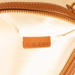Celine White Small Canvas Logo Print Horizontal Cabas Tote