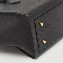 Celine Black Leather Mini Tie Tote