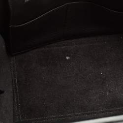 Celine Black Leather Mini Tie Tote
