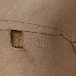 Celine Beige Brown Pico Grained Calfskin Belt Bag
