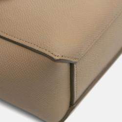 Celine Beige Brown Pico Grained Calfskin Belt Bag