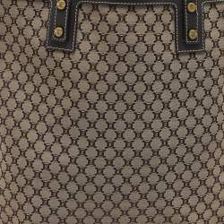 Celine Brown/Beige Macadam Canvas and Leather Tote