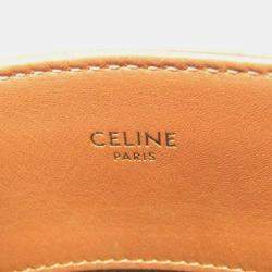 Celine Brown, Navy Canvas and Leather Bucket Bag