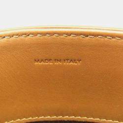 Celine Brown, Navy Canvas and Leather Bucket Bag