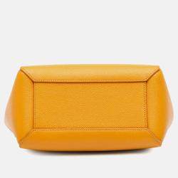 Celine Yellow Nano Grained Calfskin Belt Bag