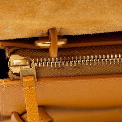Celine Yellow Nano Grained Calfskin Belt Bag
