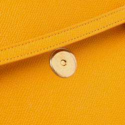 Celine Yellow Nano Grained Calfskin Belt Bag