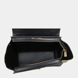 Celine Tri-Color Calfskin Leather Medium Trapeze Bag