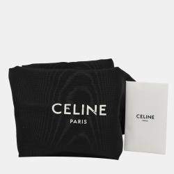 Celine Black Leather Classic Medium Box Bag