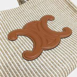 Celine Beige Fabric Cabas Tights Small bag